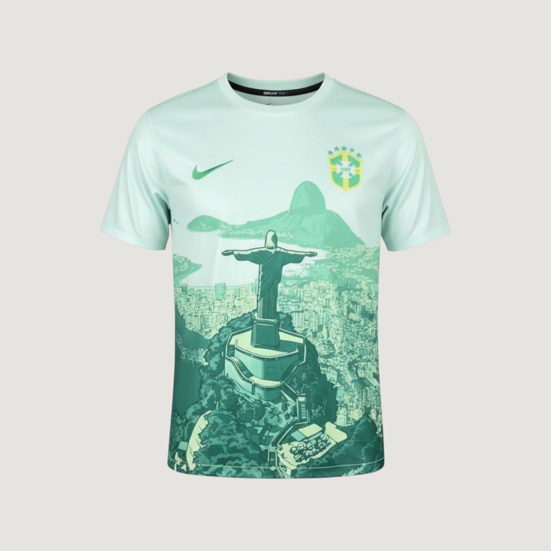 Brésil – Maillot Concept 25/26 – Vert & Blanc