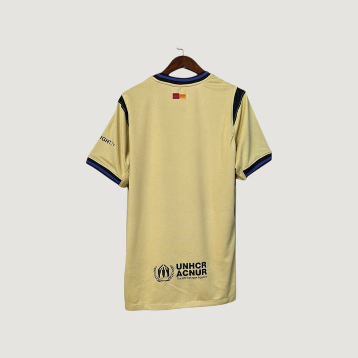 FC Barcelone – Maillot Extérieur 25/26 - Beige & Bleu